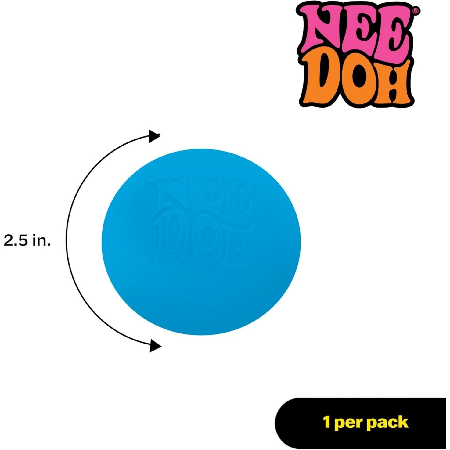 NeeDoh Original Sensory Ball – Blue - Image 5