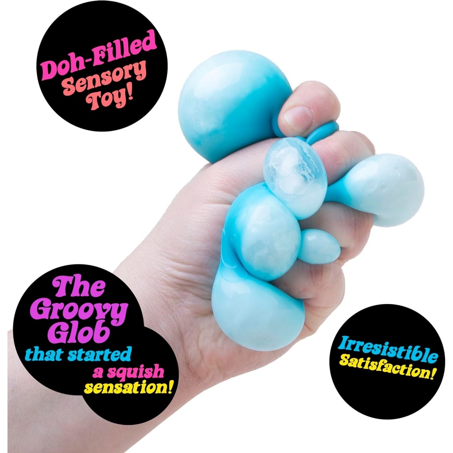 NeeDoh Original Sensory Ball – Blue - Image 10